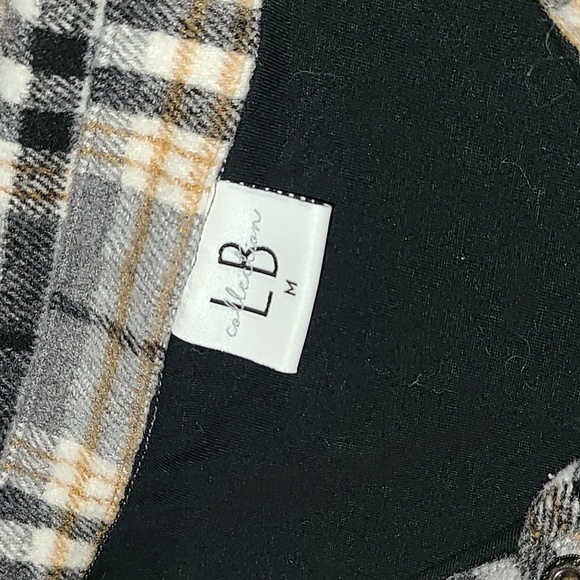 LB Collection Wool Blend Lined Shirt Jacket - Picture 2 of 6